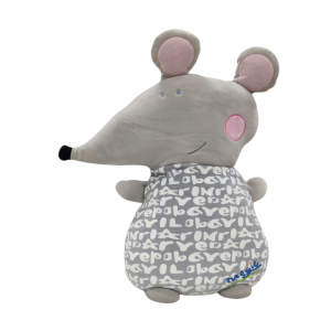 Подушка велюровая мышка в кофточке Magic 55 см, 0754-19