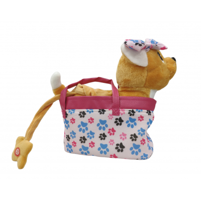 Мягкая игрушка Собака Chi-mate пласт корпус со щенком в сумке 27744 №2