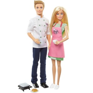 Кукла Barbie & Ken Барби с Кеном Профессии Повар FHP64