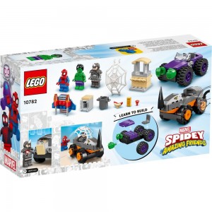 Конструктор LEGO Spidey 10782 Схватка Халка и Носорога на грузовиках