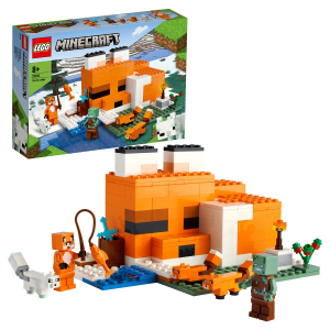 Конструктор Lego 21178  Minecraft Лисья хижина
