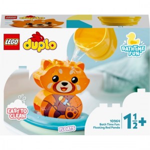 Конструктор LEGO DUPLO My First 10964 Приключения в ванной: Красная панда на плоту