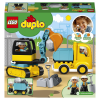 Конструктор Lego Duplo 10931 Грузовик и гусеничный экскаватор