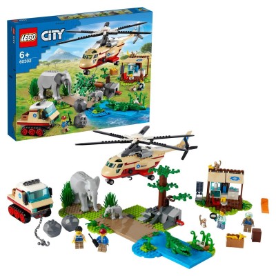 Конструктор Lego City 60302 Операция по спасению зверей