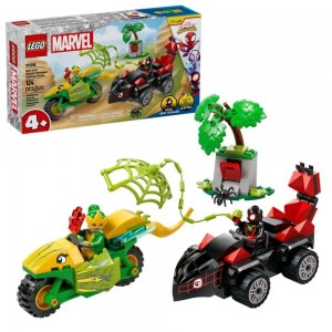 Конструктор Lego 11198 Spidey Спин и погоня за мотодинозавром Электро