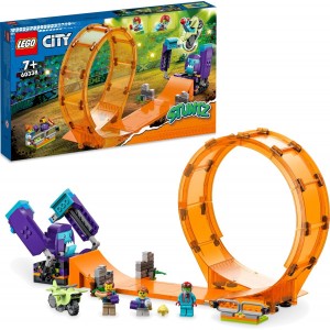 Конструктор Lego City 60338 Трюковая петля Сокрушительный шимпанзе