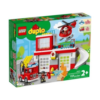 Конструктор Lego Duplo 10970 Пожарная часть и веротолёт