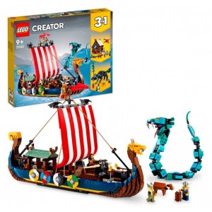 Конструктор Lego Creator 31132 Корабль викингов и змея Мидгард