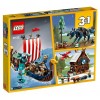 Конструктор Lego Creator 31132 Корабль викингов и змея Мидгард