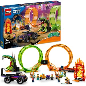 Конструктор Lego City 60339 Трюковая арена Двойная петля