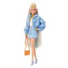 Barbie & Ken Кукла Extra Блондинка в голубом костюме HHN08 Mattel