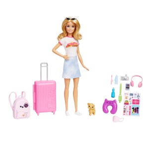 Игровой набор Barbie Путешествие с аксессуарами дорожный набор со Щенком