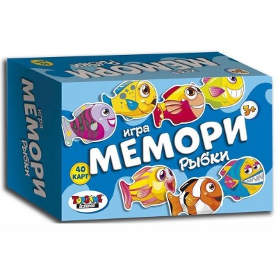 Настольная игра Мемори Рыбки 01520