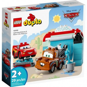 Конструктор Lego Duplo 10996 Развлечение для автомойки Молнии Маккуина и Мэтра