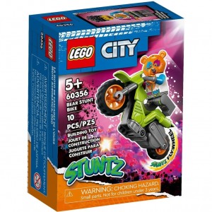 Конструктор Lego City 60356 Трюковой велосипед с медведем