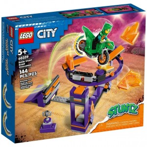 Конструктор Lego City 60359 Испытания каскадёров с трамплином и кольцом