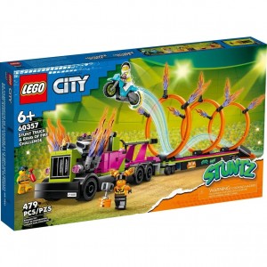 Конструктор Lego City 60357 Трюковой грузовик и огненное кольцо