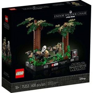 Конструктор Lego Star Wars TM 75353 Диорама «Погоня на Эндоре»