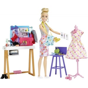 Barbie & Ken Игровой набор с куклой Дизайнер одежды HDY90 №3