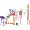 Barbie & Ken Игровой набор с куклой Дизайнер одежды HDY90 №3