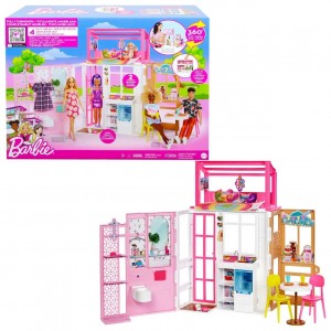 Дом с мебелью и аксессуарами Barbie HCD47