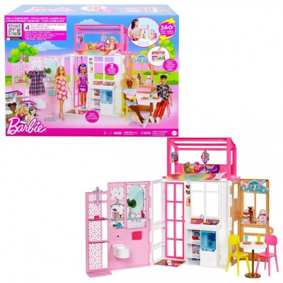 Дом с мебелью и аксессуарами Barbie HCD47