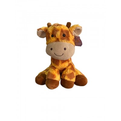 Мягкая игрушка Жираф из меха сидячий 35 см 75055 №1