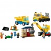 Конструктор Lego City 60391 Строительные грузовики и аварийный шаровой кран