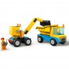 Конструктор Lego City 60391 Строительные грузовики и аварийный шаровой кран