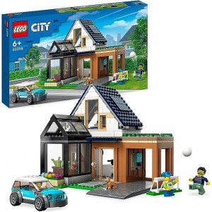 Конструктор Lego City 60398 Семейный дом и электромобиль