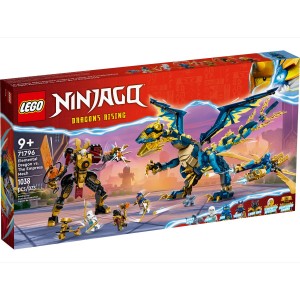 Конструктор Lego Ninjago 71796 Элементарный Дракон против Меха Императрицы