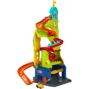 Игровой набор Гоночный трек Небоскрёб Fisher-Price HBD77