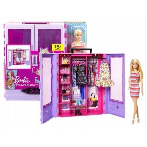 Шкаф с куклой и аксессуарами Barbie HJL66