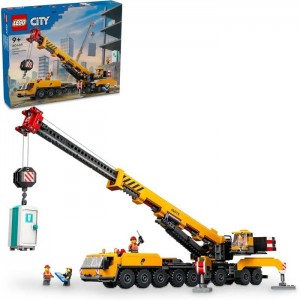 Конструктор Lego 60409 Город Мобильный строительный кран желтого цвета
