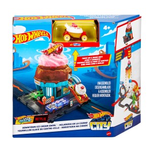Игровой набор Hot Wheels Городской магазин мороженого HDR24/HTN77