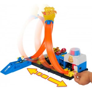 Игровой набор Hot Wheels City — Супер полицейский участок JBM71