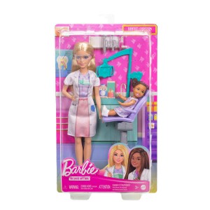 JCR71/JCR74 Кукла Barbie Дантист с Малышом-Пациентом