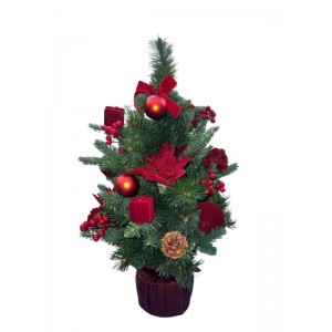 SS2517-60 Елка пятиветочная из полиэтилена 60 см №3