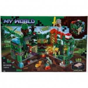 90008-Конструктор "Мой мир" - Лесные пещеры №3