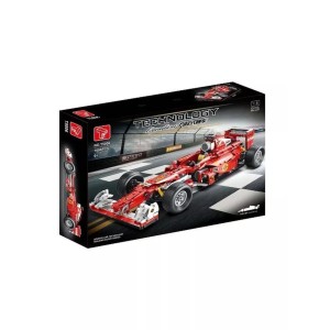 T5006-Конструктор Статичная 1:8 модель гоночного F1 (красная) (1698+ деталей) №3