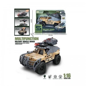 JS207A-Игрушечный внедорожник 1:16 с трением, светом и музыкой №3