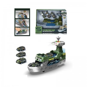 JS160C-Игрушечный корабль 1:16 с трением, светом и музыкой №3