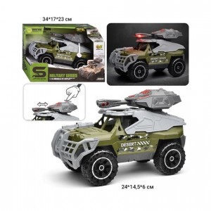 JS207-Игрушечный внедорожник 1:16 с трением, светом и музыкой №3