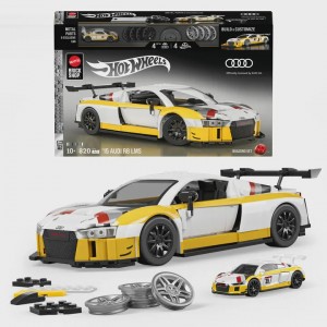 JFT18 Игровой набор Hot Wheels 15 Audi R8 LMS, конструктор 820 деталей №3