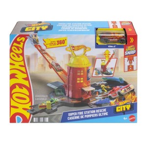 JHL95 Игровой набор Hot Wheels City «Суперпожарная станция» №3