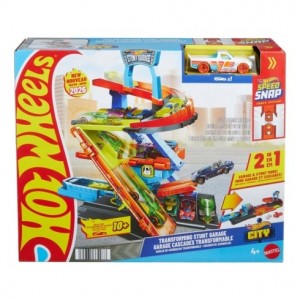 JHL94 Игровой набор Hot Wheels City «Гараж для трюков: трансформация» №3